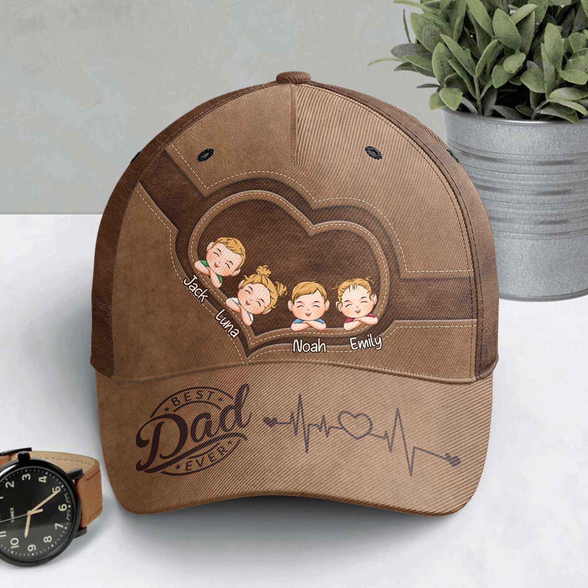 Best Dad Ever Personalized Classic Cap