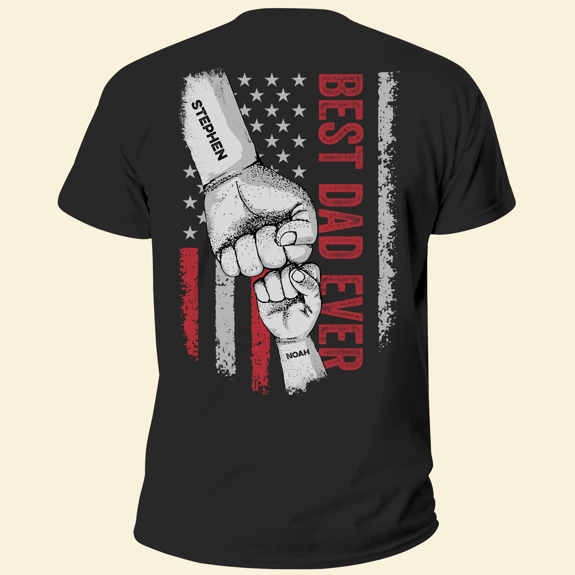 Best Dad Ever Personalized Shirt Fathers Day