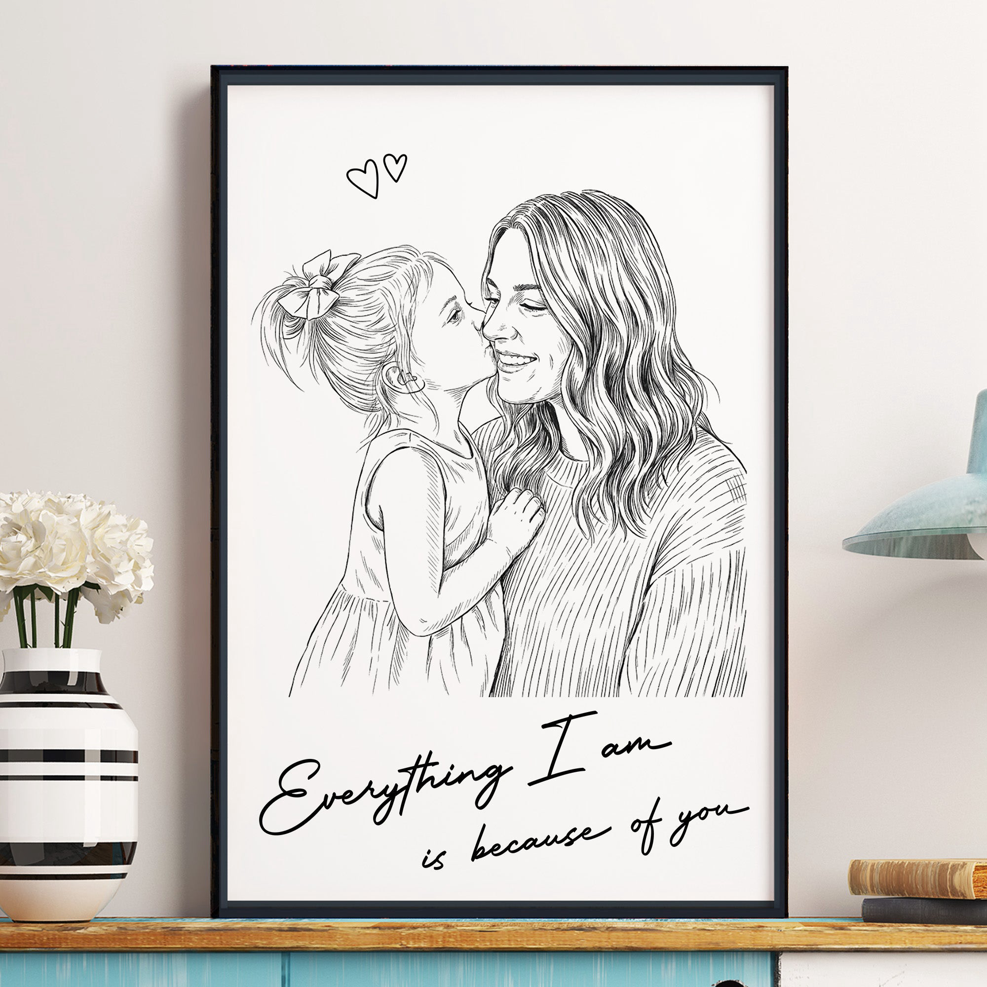 Custom Photo Mother's Day Gift - Personalized Poster