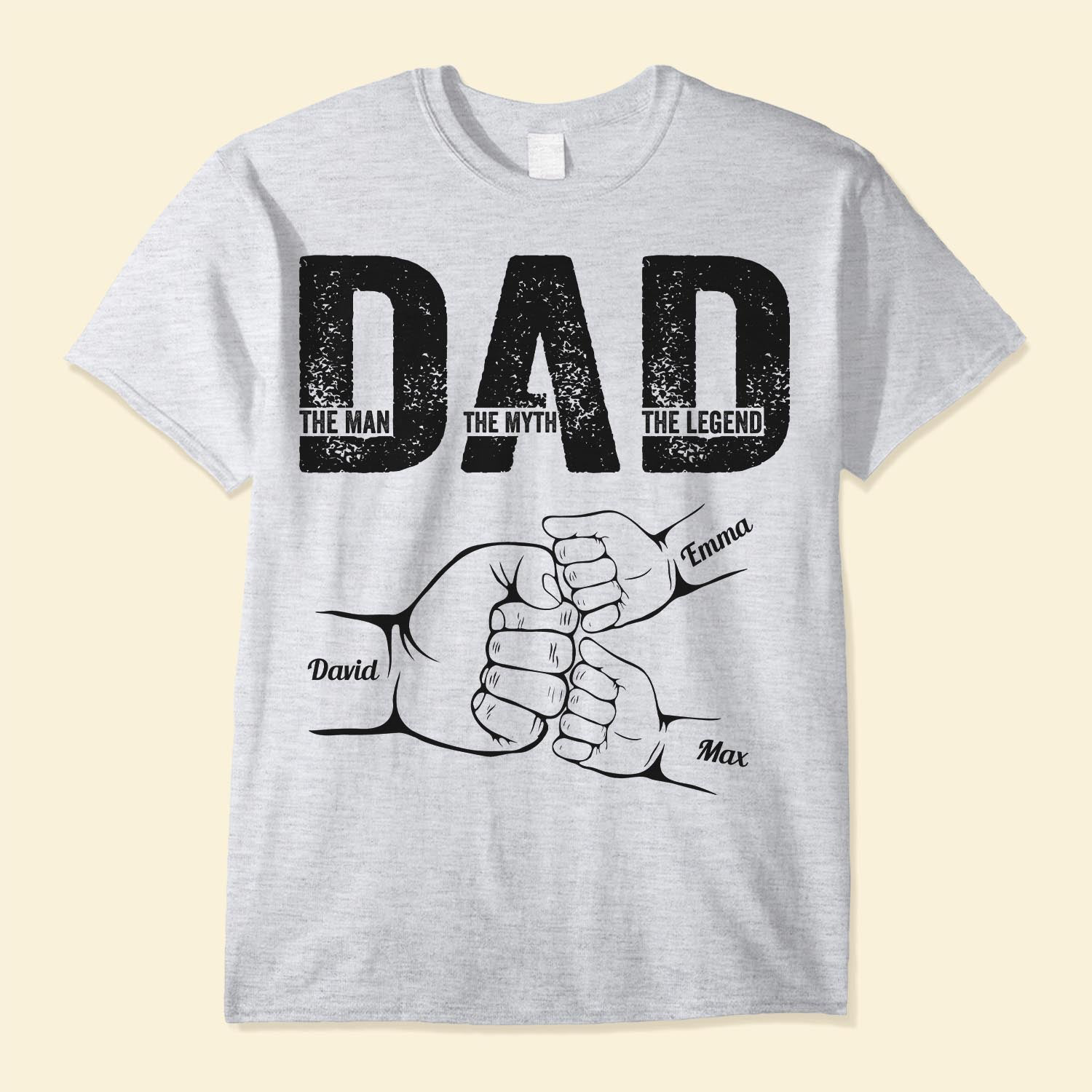 Dad The Man The Myth The Legend Personalized Shirt