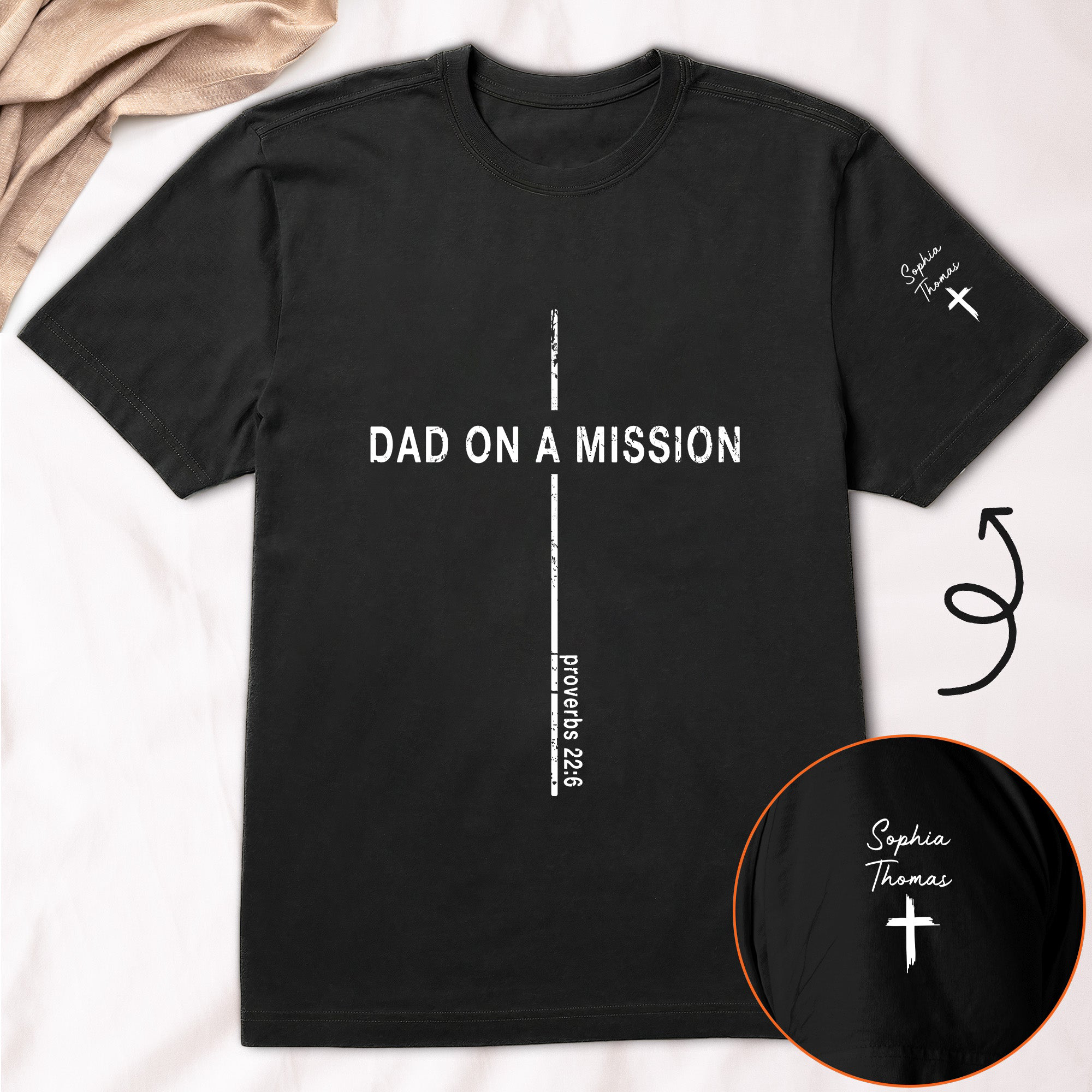 Fathers Day Gift Dad On A Mission Proverbs 226 Personalized Shirt