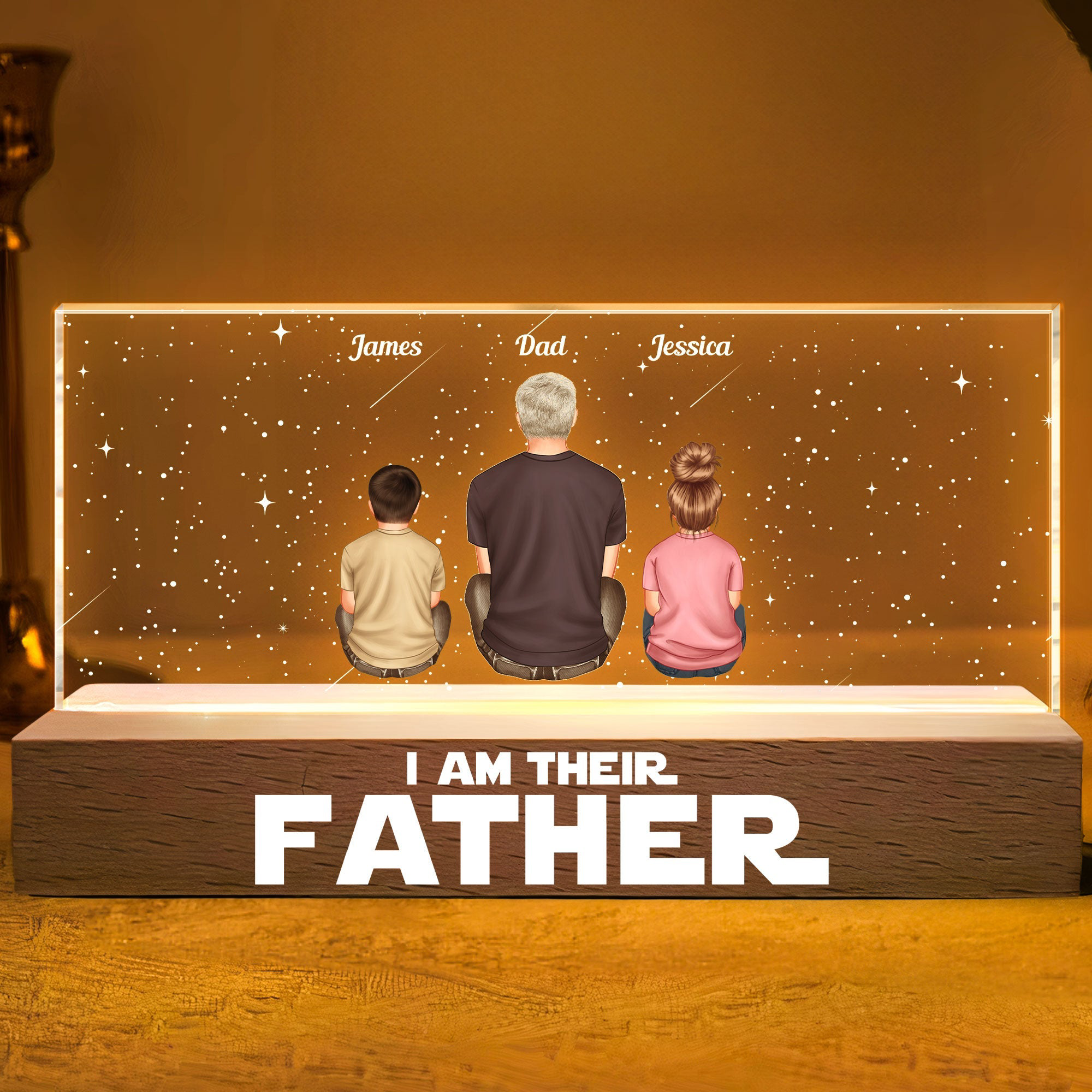 I Am Their Father Personalized Led Night Light